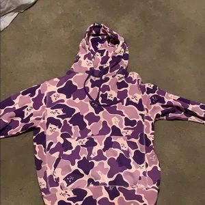 RIPNDIP purple cat hoodie